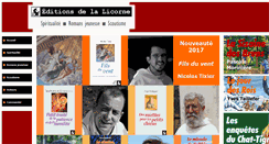 Desktop Screenshot of editionsdelalicorne.com